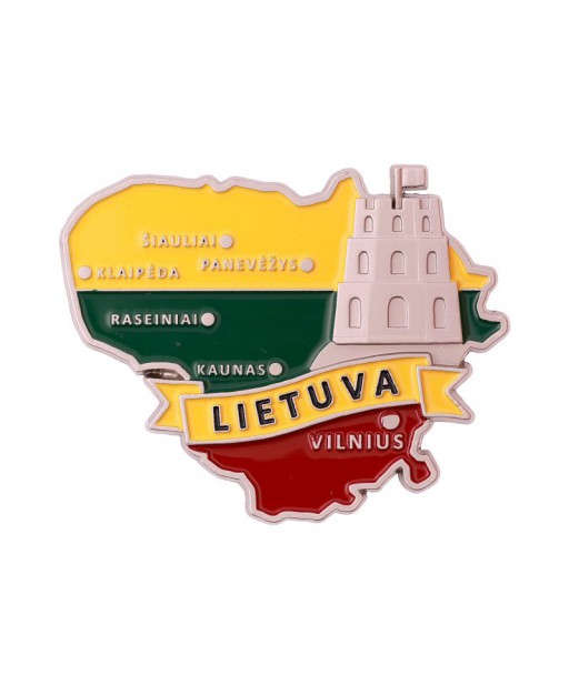 Lietuvos magnetas su Gedimino pilies bokštu